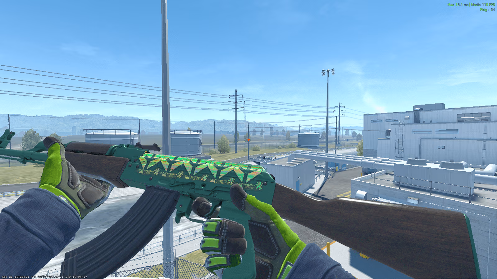 Лучшие зелёные скины в CS2